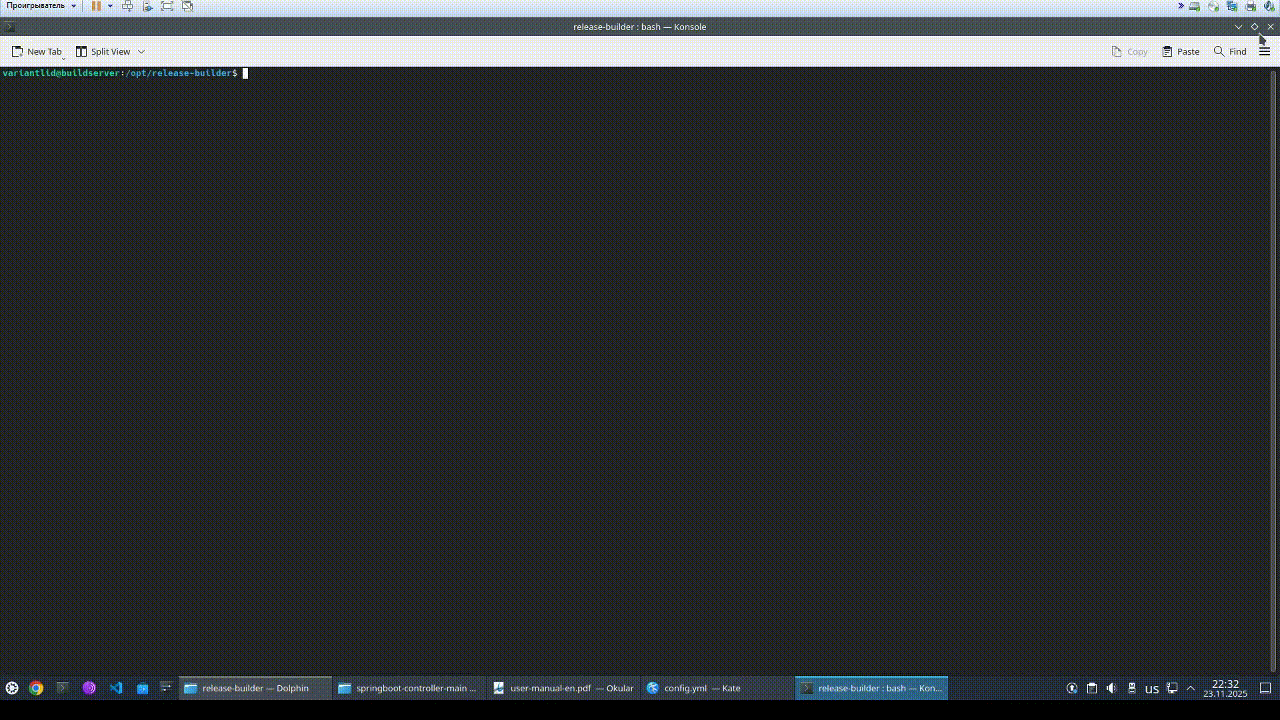 Release Builder Demo